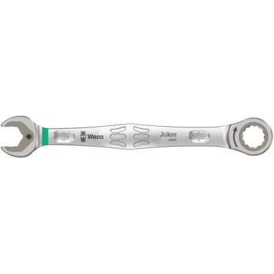 Wera Combination Ratchet Spanner Nickel Chrome Plated 1/2 in 177mm Overall 05073283001