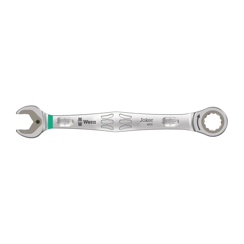 Wera Combination Ratchet Spanner Nickel Chrome Plated 1/2 in 177mm Overall 05073283001
