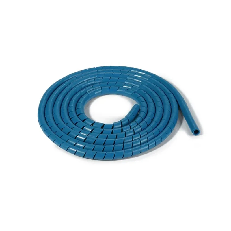 HellermannTyton Spiral Cable Wrap Metal Polyethylene Blue 16mm Nominal Diameter, Max Bundle 161-46300 SBPEMC16-PE/SS-BU
