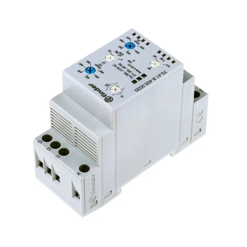 Finder Monitoring Relay 3 Phase SPDT DIN Rail Mount Voltage Sensing 300-480V AC 6A 70.41.8.400.2030
