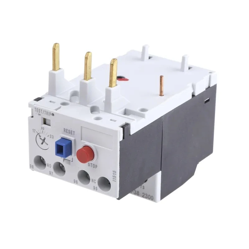 Lovato Electric Thermal Overload Relay NO/NC 17A, 23 A F.L.C, 38A Contact Rating, 2.4 W, 690V AC 3P RF38
