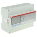 ABB 3 Phase Direct Connected LCD Energy Meter 80A Current Rating DIN Rail Mounting A43 Series 2CMA170522R1000 A43 212-100