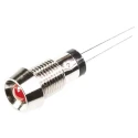 Marl Red Panel Mount Indicator LED, Lead Wire Termination, 2.8 V, IP67, 8 mm IP67