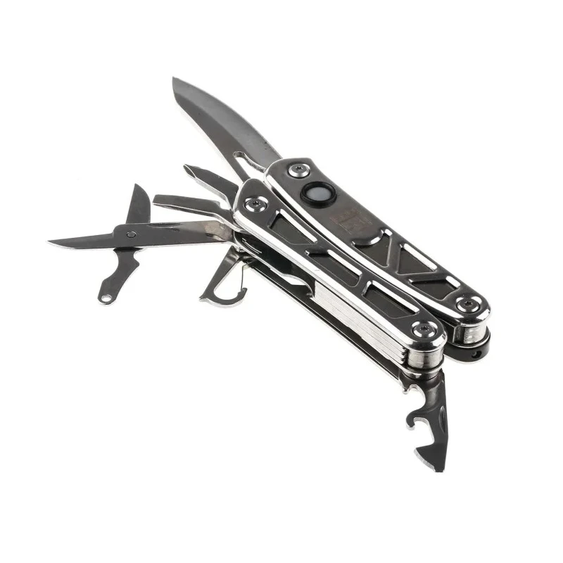 RS PRO Multitool Knife Stainless Steel Handle 130 mm Closed Length 29 g 789-4625