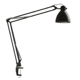 Luxo LED Desk Lamp with Clamp 8W 20V Adjustable Arm E27 Base L-1029812