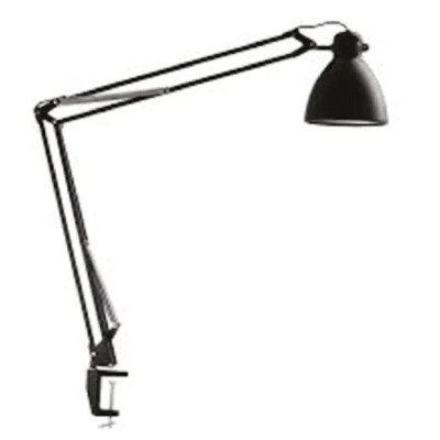 Luxo LED Desk Lamp with Clamp 8W 20V Adjustable Arm E27 Base L-1029812