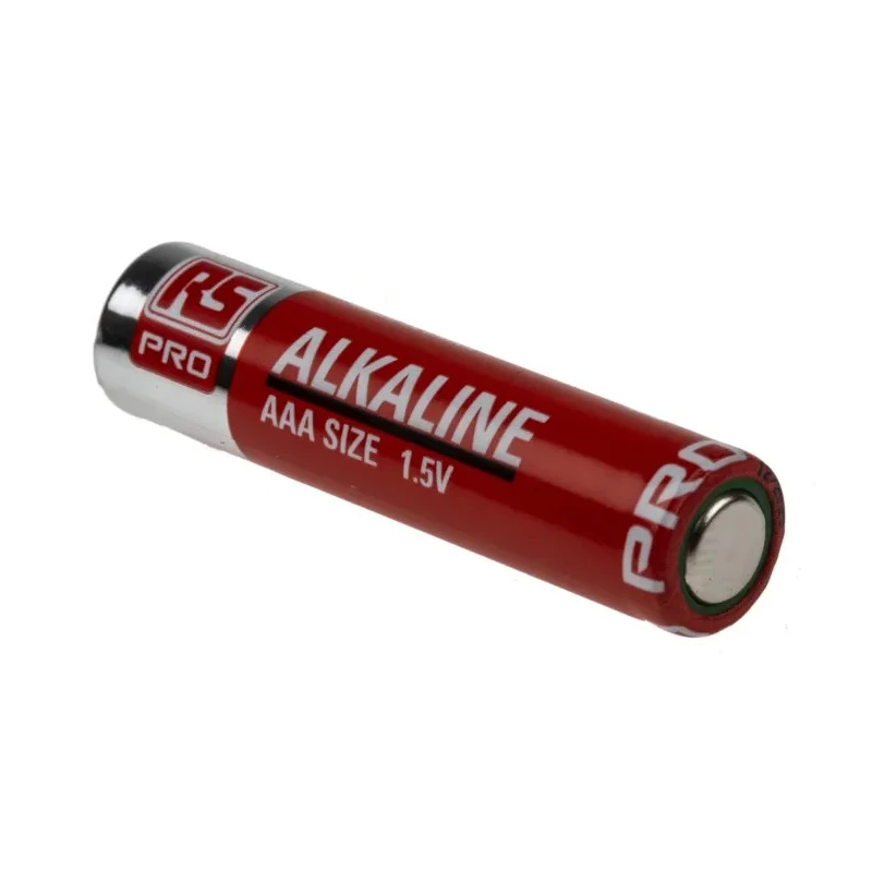 RS PRO Alkaline AAA Battery 1.5 V Non-Rechargeable Long Life 2.4Ah Capacity Pack of 100 789-2821