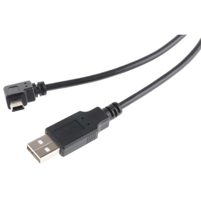 Storm USB Cable USB 2.0 Male USB Type A to Male Mini USB Type B Black 4500-012