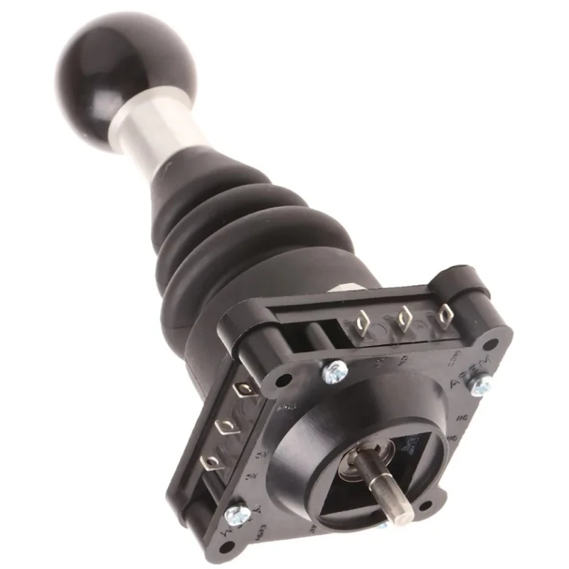 APEM 1000 Series 2-Axis Round Handle Joystick IP67 Rated, 250 V AC, 10A 