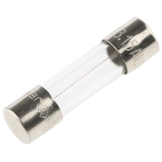 Schurter 3.15A Fast Acting Glass Cartridge Fuse 5 x 20 mm 250V ac FSF 5x20 0034.1521