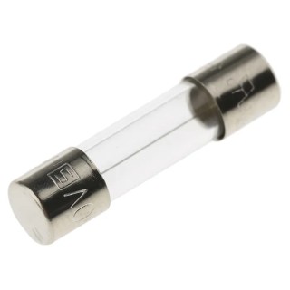 Schurter 6.3A Fast Acting Glass Cartridge Fuse 5 x 20 mm 250V ac 0034.1524