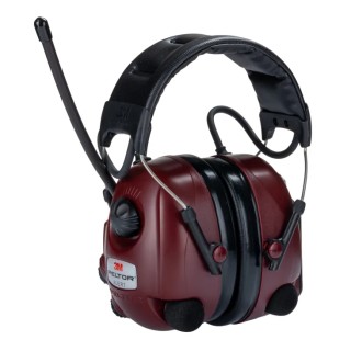 3M PELTOR Alert Listen Only Electronic Ear Defenders with Headband, 30dB Noise Reduction, Red M2RX7A2-01