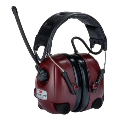 3M PELTOR Alert Listen Only Electronic Ear Defenders with Headband, 30dB Noise Reduction, Red M2RX7A2-01