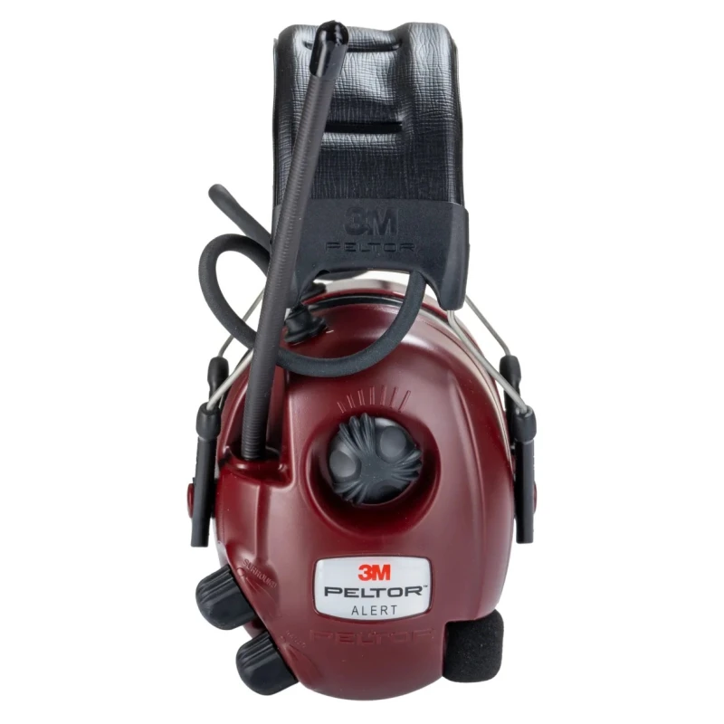 3M PELTOR Alert Listen Only Electronic Ear Defenders with Headband, 30dB Noise Reduction, Red M2RX7A2-01