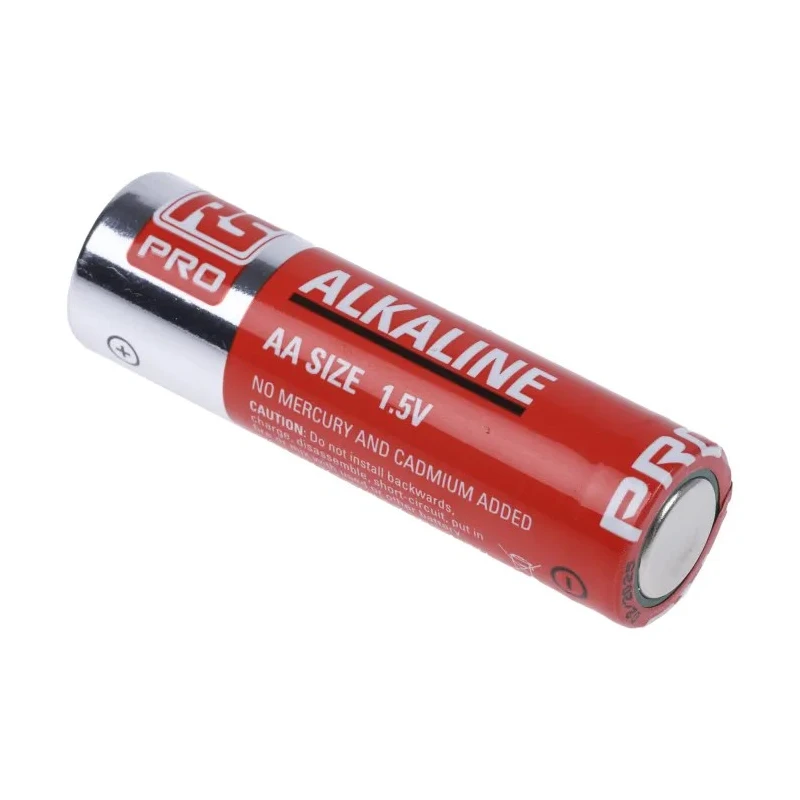 RS PRO Alkaline AA Battery 1.5 V Non-Rechargeable LR6 2.4Ah Pack of 100 789-2828