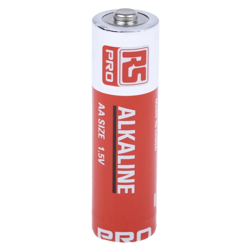 RS PRO Alkaline AA Battery 1.5 V Non-Rechargeable LR6 2.4Ah Pack of 100 789-2828