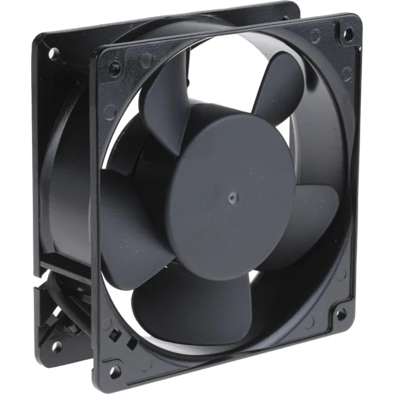 RS PRO AC Dual Bearing Axial Fan 230V AC, 15 W, 186.9 m³/h, IP44, 119.5 mm Frame Size, Sleeve Bearing IP44
