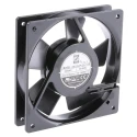 RS PRO AC Dual Ball Bearing Axial Fan, 230V AC, 102 m³/h, 14 W, IP44 Protection, 119.5mm x 119.5mm x 26.2mm Frame IP44