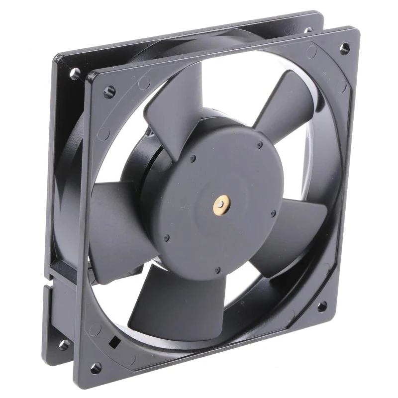 RS PRO AC Dual Ball Bearing Axial Fan, 230V AC, 102 m³/h, 14 W, IP44 Protection, 119.5mm x 119.5mm x 26.2mm Frame IP44