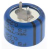 KEMET 0.22 F Electric Double Layer Supercapacitor, Through Hole Mount, 5.5V DC, Radial Terminal, FS0H224ZF