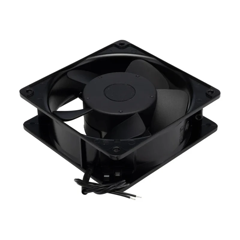RS PRO Industrial AC Dual Ball Bearing Axial Fan 230V AC, 15 W, 186.9 m³/h Air Flow, IP44, 119.5 mm x 119.5 mm x 38.5 mm IP44