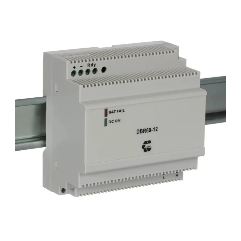 Chinfa DIN Rail Battery Charger for Lead Acid Batteries 13.6 V / 27.2 V DC 4.5 A Maximum Charge Current DBR60-12