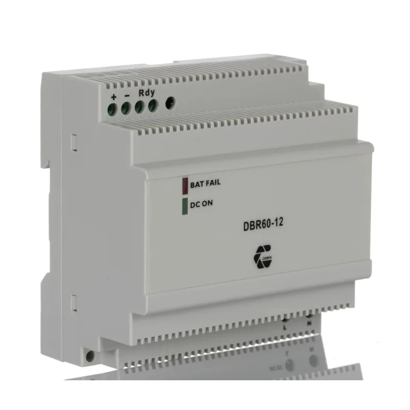 Chinfa DIN Rail Battery Charger for Lead Acid Batteries 13.6 V / 27.2 V DC 4.5 A Maximum Charge Current DBR60-12