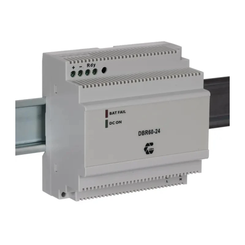 Chinfa Industrial DIN Rail Battery Charger for Lead Acid Batteries 13.6 V, 27.2 V DC, 4.5 A Max Charge Current DBR60-24