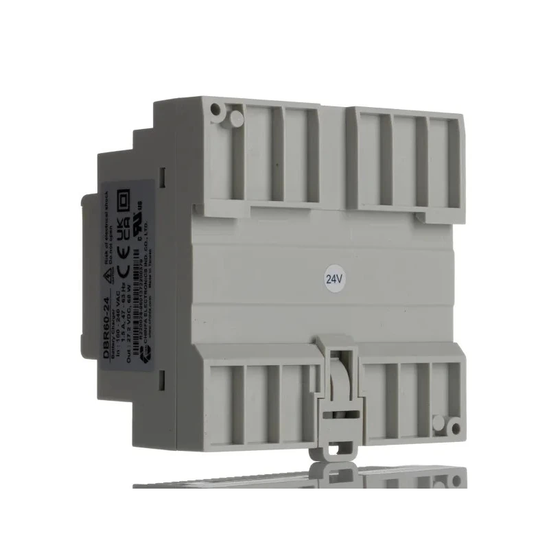 Chinfa Industrial DIN Rail Battery Charger for Lead Acid Batteries 13.6 V, 27.2 V DC, 4.5 A Max Charge Current DBR60-24