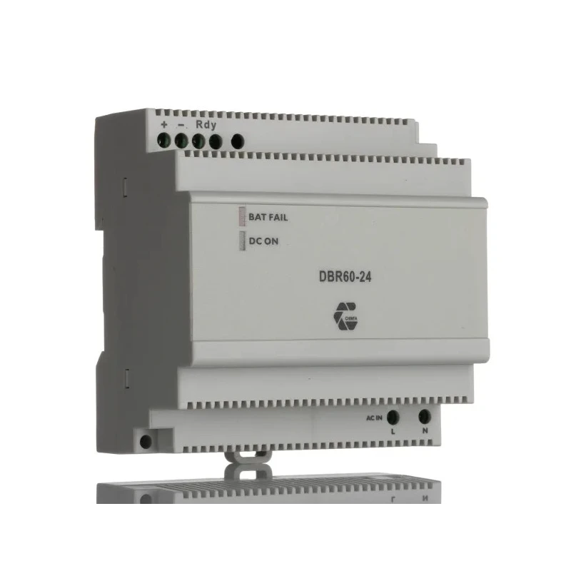 Chinfa Industrial DIN Rail Battery Charger for Lead Acid Batteries 13.6 V, 27.2 V DC, 4.5 A Max Charge Current DBR60-24