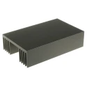 RS PRO Aluminium Heatsink, Universal Rectangular Alu, Black Anodised Finish, 0.59°C/W Thermal Resistance, 50 mm 789-8576