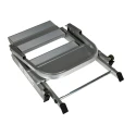 RS PRO 2 Tread Aluminium Steps 0.44m Platform Height, Silver 789-8508