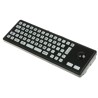 Storm Wired USB PS2 Compact Trackball Keyboard QWERTY UK Black Industrial Grade 2210-452212