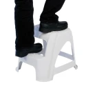 RS PRO 2 Tread Plastic Kick Step 0.4m Platform Height Grey 789-8479