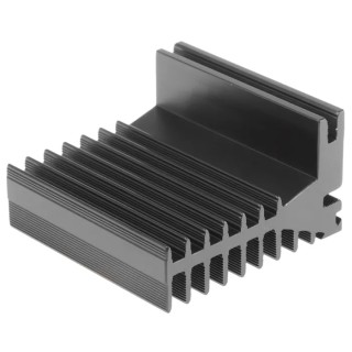 RS PRO Anodised Aluminium Heatsink 5°C/W Thermal Resistance, 28 mm Height, 50 mm Length x 50 mm Width 789-8582