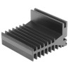 RS PRO Anodised Aluminium Heatsink 5°C/W Thermal Resistance, 28 mm Height, 50 mm Length x 50 mm Width 789-8582