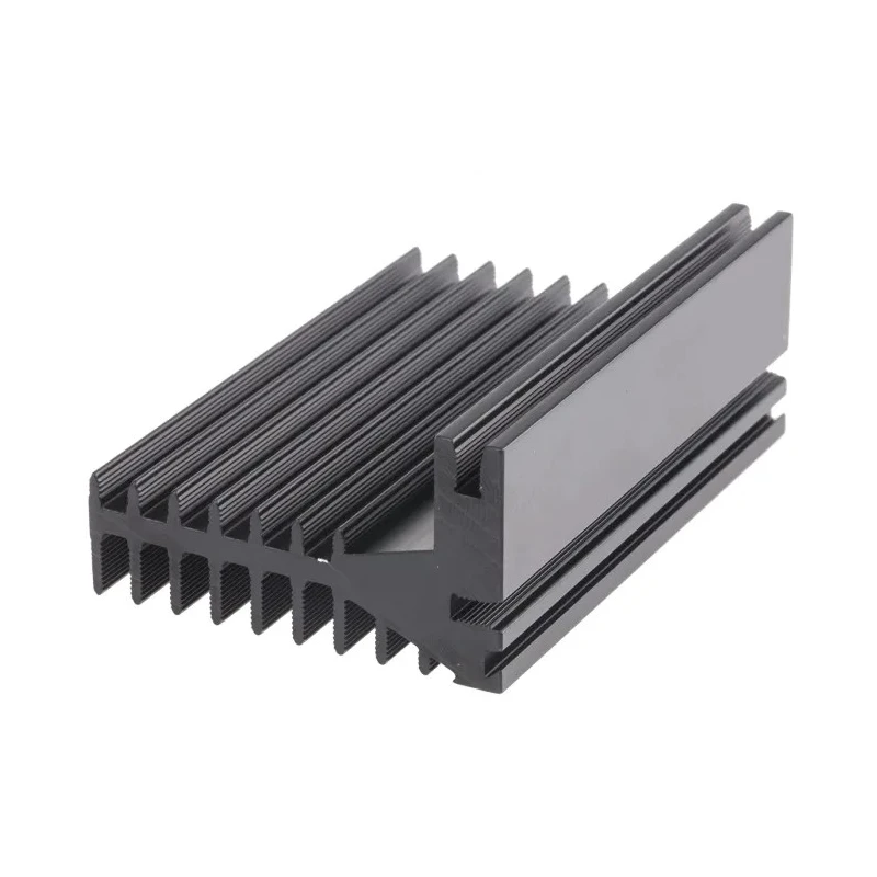 RS PRO Heatsink, 3.7°C/W Thermal Resistance, 75 mm Length, 50 mm Width, 28 mm Height, Anodised Aluminium, TO-220 789-8586