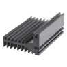 RS PRO Heatsink, 3.7°C/W Thermal Resistance, 75 mm Length, 50 mm Width, 28 mm Height, Anodised Aluminium, TO-220 789-8586