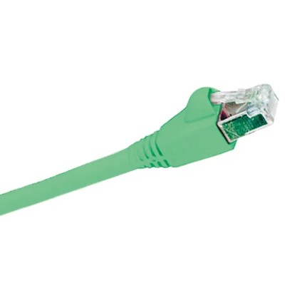 Molex CES Shielded Cat6 Ethernet Cable 1 m, Green Low Smoke Zero Halogen 
