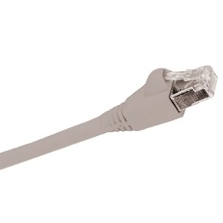 Molex CES Shielded Cat6 Ethernet Cable, Low Smoke Zero Halogen Grey Jacket, 10 m Length 