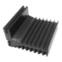 RS PRO Heatsink Universal Rectangular Aluminium Anodised 28 mm x 100 mm x 50 mm 3.1°C/W Thermal Resistance 789-8602