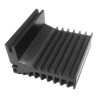 RS PRO Heatsink Universal Rectangular Aluminium Anodised 28 mm x 100 mm x 50 mm 3.1°C/W Thermal Resistance 789-8602