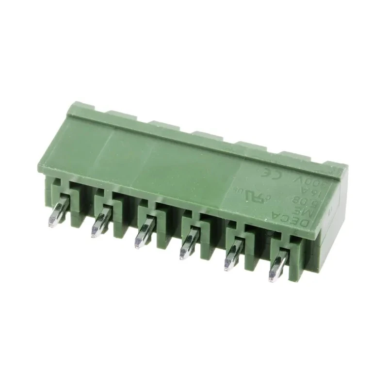 RS PRO Pluggable Terminal Block 6-Contact 5.08 mm Pitch 1 Row 16A 300V 790-0960