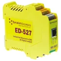 Brainboxes Ethernet Media Converter 10BaseT, 100BaseTX, 100Mbps, Half Duplex ED-527