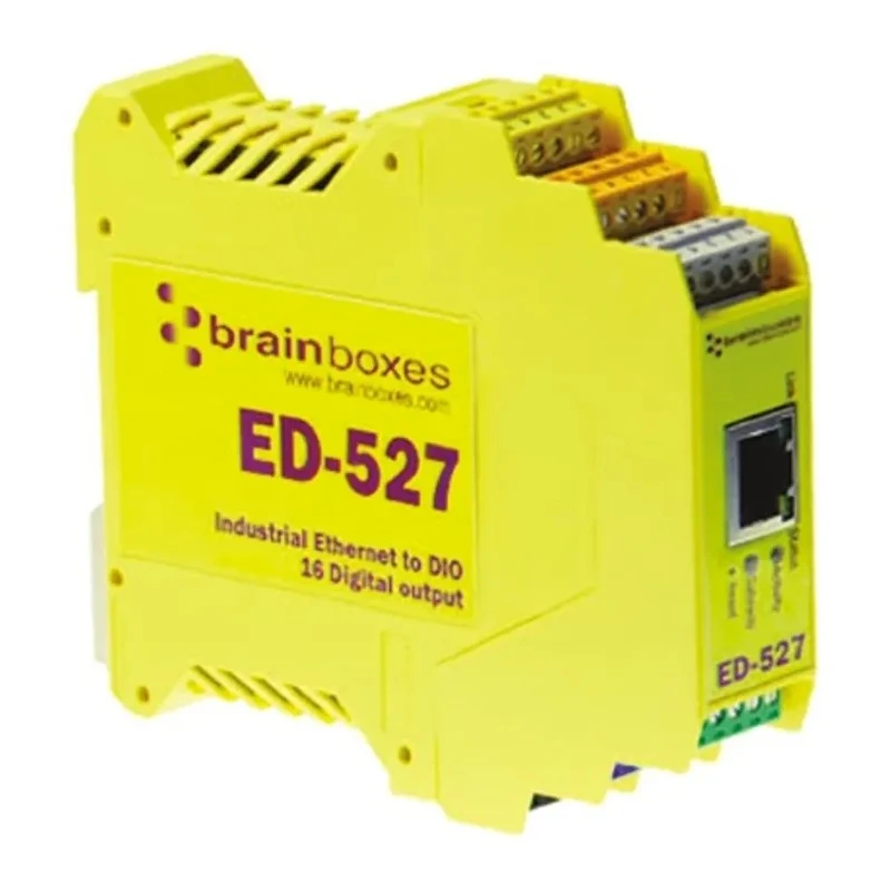 Brainboxes Ethernet Media Converter 10BaseT, 100BaseTX, 100Mbps, Half Duplex ED-527
