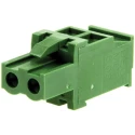 RS PRO Pluggable Terminal Block 2-Contact 5.08 mm Pitch 1 Row 300V 16A Polyamide Housing 790-0749