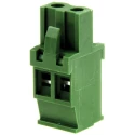 RS PRO Pluggable Terminal Block 2-Contact 5.08 mm Pitch 1 Row 300V 16A Polyamide Housing 790-0749