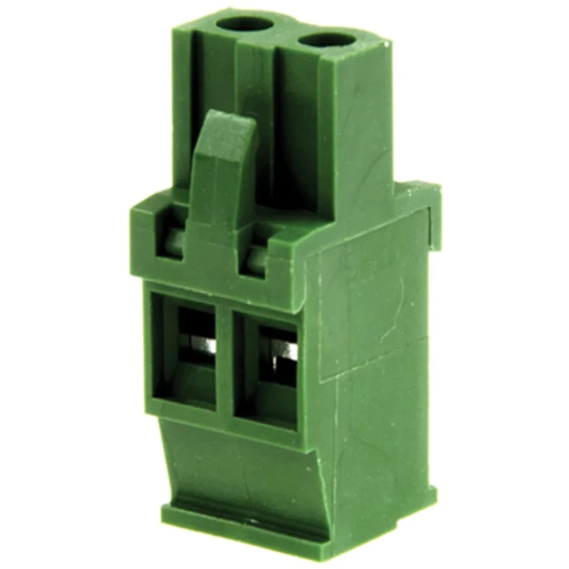RS PRO Pluggable Terminal Block 2-Contact 5.08 mm Pitch 1 Row 300V 16A Polyamide Housing 790-0749