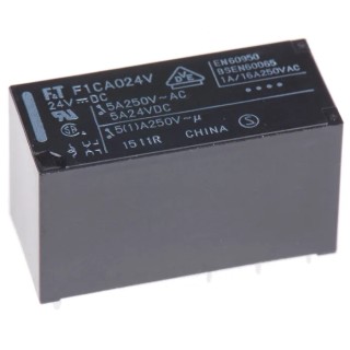 Fujitsu Low Profile PCB Power Relay DPDT 24V DC Coil 5A Switching Current FTR-F1CA024V