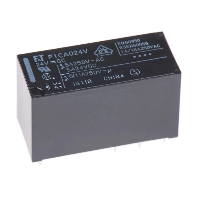 Fujitsu Low Profile PCB Power Relay DPDT 24V DC Coil 5A Switching Current FTR-F1CA024V